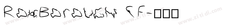 Roxborough CF字体转换